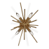 Avenue Lighting Palisades Ave. 4 Light 20" Tall Wall Sconce Aged Brass / Champagne Glass