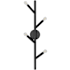 Avenue Lighting The Oaks 4 Light 36" Tall Wall Sconce Black