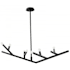 Avenue Lighting The Oaks 8 Light 52" Wide Abstract Chandelier Black
