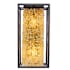 Avenue Lighting Soho 2 Light 16" Tall Wall Sconce with Draped Moonstone Shade Dark Bronze / Natural Citrine Nuggets