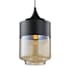 Avenue Lighting Robertson Blvd. 7" Wide Mini Pendant with Glass Shade Black / Bronze
