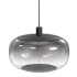 Avenue Lighting Monaco 12" Wide LED Pendant Black / Smoky Glass