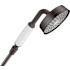 Axor Montreux 2.5 GPM Single Function Handshower with Air Power and Quick Clean Technologies - Engineered in Germany, Limited Lifetime Warranty Brushed Black Chrome