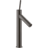 Axor Starck 1.2 GPM Single Hole Joystick Medium Vessel Bathroom Faucet with Drain Assembly - Engineered in Germany, Limited Lifetime Warranty Brushed Black Chrome