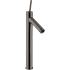 Axor Starck 1.2 GPM Single Hole Joystick Tall Vessel Bathroom Faucet Less Drain Assembly - Engineered in Germany, Limited Lifetime Warranty Brushed Black Chrome