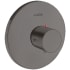 Axor Starck Thermostatic Valve Trim Less Valve - Engineered in Germany, Limited Lifetime Warranty Brushed Black Chrome