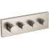 Axor ShowerSolutions Thermostatic Valve Trim with Integrated Volume Control for 3 Applications Less Valve - Engineered in Germany, Limited Lifetime Warranty Brushed Nickel