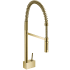 Axor Starck Semi-Pro Kitchen Faucet with Metal Spray Head and Joystick Handle - Engineered in Germany, Lifetime Warranty Brushed Gold Optic