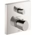 Axor Starck Organic Thermostatic Valve Trim with Integrated Diverter and Volume Controls Less Valve - Engineered in Germany, Limited Lifetime Warranty Chrome