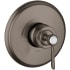 Axor Montreux Pressure Balanced Valve Trim Less Valve - Engineered in Germany, Limited Lifetime Warranty Brushed Black Chrome