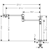 Axor-16860-Hansgrohe-16860-Dimensional Drawing