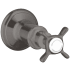 Axor Montreux Volume Control Trim Less Valve - Engineered in Germany, Limited Lifetime Warranty Brushed Black Chrome