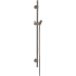 Axor Montreux 36" Slide Bar with 63" Hose - Engineered in Germany, Limited Lifetime Warranty Brushed Black Chrome