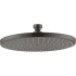 Axor Starck 9.5", 2.5 GPM 1-Jet Rain Shower Head - Engineered in Germany, Limited Lifetime Warranty Brushed Black Chrome