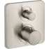 Axor Citterio M Thermostatic Valve Trim with Integrated Volume Control Less Valve - Engineered in Germany, Limited Lifetime Warranty Brushed Nickel