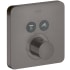 Axor ShowerSelect 2 Function Thermostatic Valve Trim Less Rough in - Engineered in Germany, Limited Lifetime Warranty Brushed Black Chrome