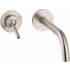 Axor Uno 1.2 GPM Wall Mounted Bathroom Faucet Less Valve and Drain Assembly - Engineered in Germany, Limited Lifetime Warranty Brushed Nickel