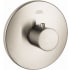 Axor Uno Thermostatic Valve Trim Less Valve - Engineered in Germany, Limited Lifetime Warranty Brushed Nickel