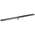 Axor Drain Wall 39-3/8" Linear Shower Drain - Against Wall Installation Brushed Black Chrome