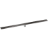 Axor Drain Wall 47-1/4" Linear Shower Drain - Against Wall Installation Brushed Black Chrome