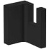 Axor Universal Rectangular Single Robe Hook Matte Black