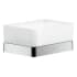 Axor Universal SoftSquare Basket for Wall/Rail Installation - Engineered in Germany, Limited Lifetime Warranty Chrome