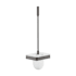 Axor Universal SoftSquare Toilet Brush for Wall Installation - Engineered in Germany, Limited Lifetime Warranty Brushed Black Chrome