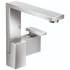 Axor Edge 1.2 GPM Single Hole Bathroom Faucet 190, Diamond Cut Less Drain Assembly - Engineered in Germany, Limited Lifetime Warranty Chrome