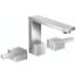 Axor Edge 1.2 GPM Widespread Bathroom Faucet 130 Less Drain Assembly - Engineered in Germany, Limited Lifetime Warranty Chrome