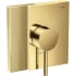 Axor Edge Pressure Balanced Valve Trim Only with Single Lever Handle, Diamond Cut Less Rough In - Engineered in Germany, Limited Lifetime Warranty Polished Gold Optic