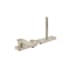 Axor Citterio C Deck Mounted Roman Tub Filler with Built-In Diverter and Hand Shower - Less Rough In Brushed Nickel
