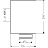 Axor-AXSO-Citterio-PB11-Hansgrohe-AXSO-Citterio-PB11-Wall Supply with Check Valves Dimensional Drawing