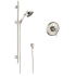 Axor Montreux Single Function Handshower with Slide Bar and Pressure Balanced Trim with Rough In Valve - Engineered in Germany, Limited Lifetime Warranty Brushed Nickel