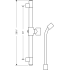 Axor-AXSO-Starck-PB11-Hansgrohe-AXSO-Starck-PB11-Wall Bar Dimensional Drawing