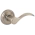 Baldwin Tobin Right Handed Non-Turning One-Sided Dummy Door Lever from the Prestige Collection Satin Nickel