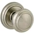Baldwin Alcott Style Passage Knobset with Round Rosette from the Prestige Collection Satin Nickel