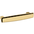Baldwin Severin Fayerman 4 Inch Center to Center Bar Cabinet Pull from the Estate Collection Lifetime Polished Brass