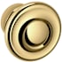Baldwin Dominion 1-1/4 Inch Mushroom Cabinet Knob from the Estate Collection Lifetime Polished Brass