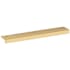 Baldwin Edge Pull 6 Inch Center to Center Finger Cabinet Pull from the Estate Collection Lifetime Polished Brass