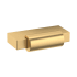 Baldwin Modern 1-7/8 Inch Long Rectangular Cabinet Pull from the Estate Collection Lifetime Satin Brass