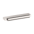Baldwin Modern 4 Inch Center to Center Rectangular Cabinet Pull from the Estate Collection Lifetime Polished Nickel