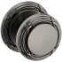 Baldwin 5013 Passage Door Knob Set with 5021 Rose from the Estate Collection Lifetime Graphite Nickel