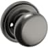 Baldwin 5015 Privacy Door Knob Set with 5048 Rose from the Estate Collection Lifetime Graphite Nickel