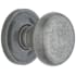 Baldwin 5015 Non-Turning One-Sided Dummy Door Knob with 5048 Rose from the Estate Collection Distressed Antique Nickel