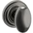Baldwin 5025 Passage Door Knob Set with 5048 Rose from the Estate Collection Lifetime Graphite Nickel