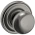 Baldwin 5030 Passage Door Knob Set with 5048 Rose from the Estate Collection Lifetime Graphite Nickel