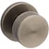 Baldwin Coined and Knurled 5054 Privacy Door Knob Set with 5146 Trim from the Estate Collection Antique Nickel