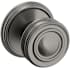 Baldwin 5066 Non-Turning One-Sided Dummy Door Knob with 5078 Rose from the Estate Collection Lifetime Graphite Nickel