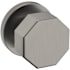 Baldwin 5073 Passage Door Knob Set with 5046 Rose from the Estate Collection Lifetime Graphite Nickel