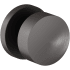 Baldwin Minneapolis Non-Turning One-Sided Dummy Door Knob with 5046 Rose from the Estate Collection Lifetime Graphite Nickel